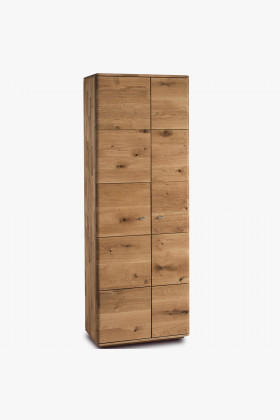 Massivholz Garderobenschrank Texas 01 Eiche natur 194 cm